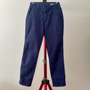 GAP Mid-Rise Downtown Khakis in navy size 0 (orig $69.95)